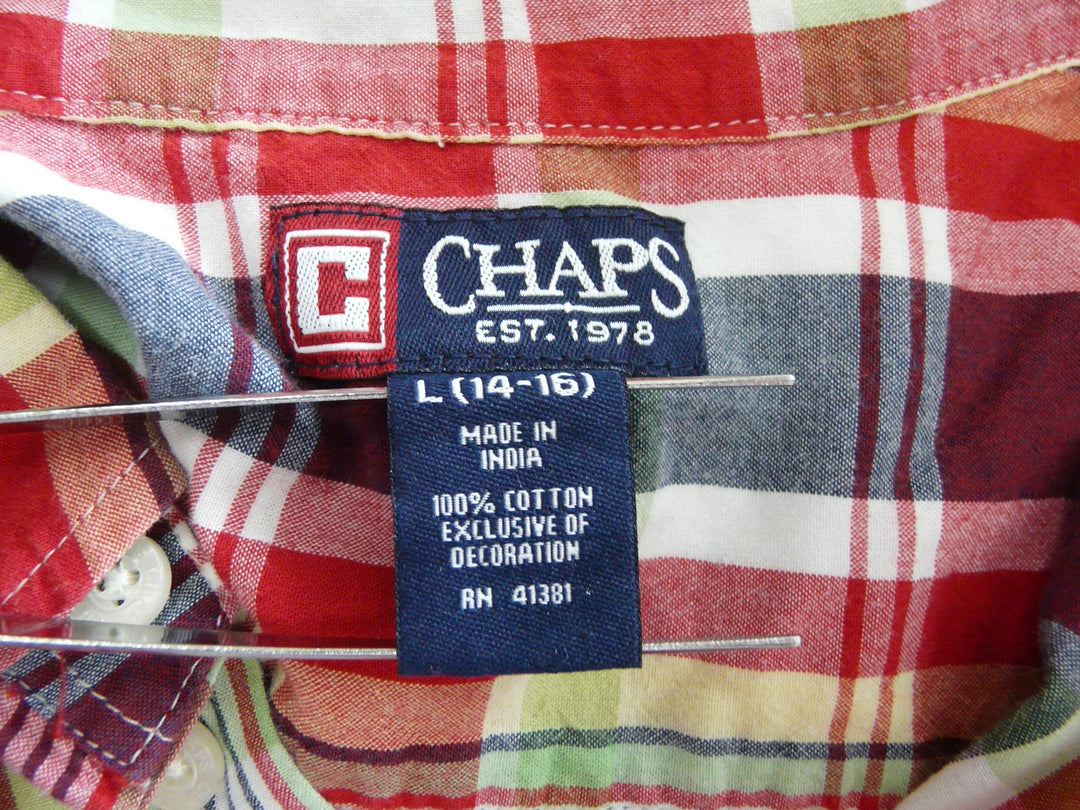 【激安古着】 CHAPS　半袖シャツ　トップス