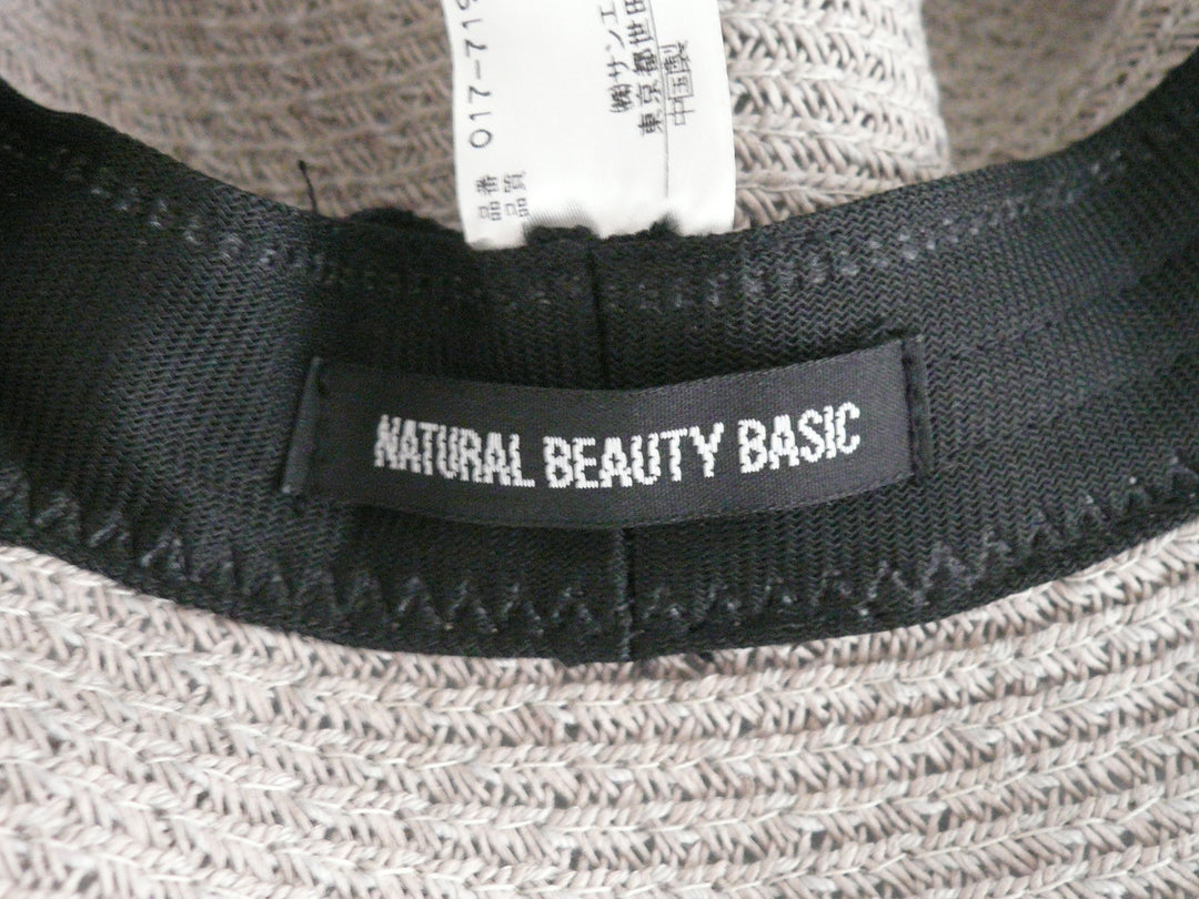 【小物/雑貨】 NATURAL BEAUTY BASIC ナチュラルビューティーベーシック　ハット　帽子