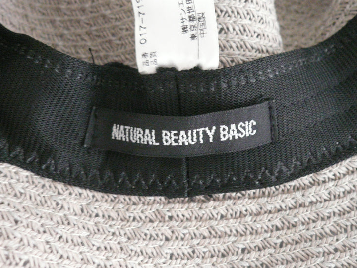 【小物/雑貨】 NATURAL BEAUTY BASIC ナチュラルビューティーベーシック　ハット　帽子
