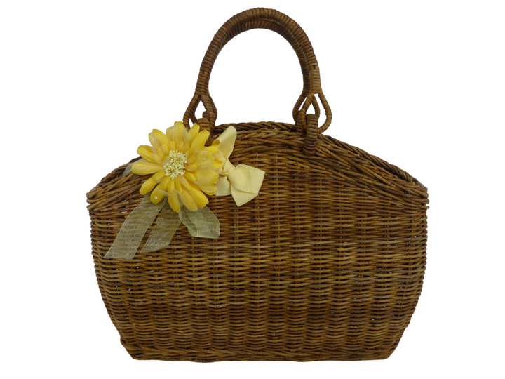 ブランド不明　かごバッグ　バッグ