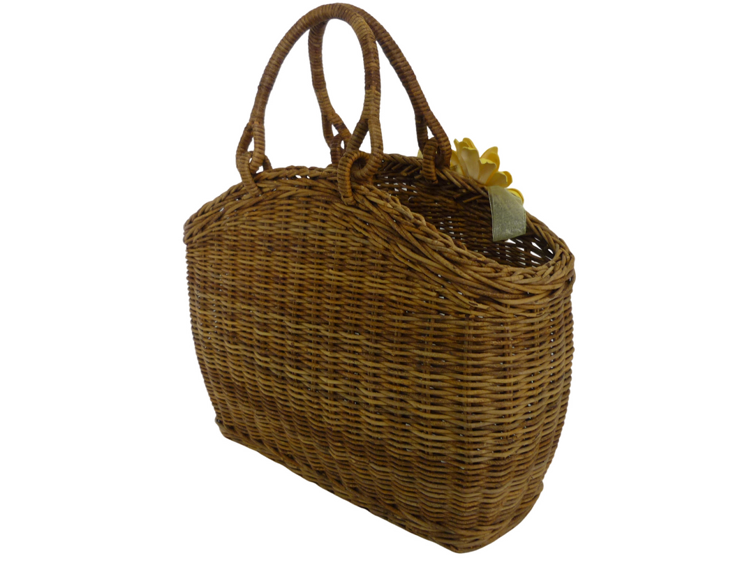 ブランド不明　かごバッグ　バッグ