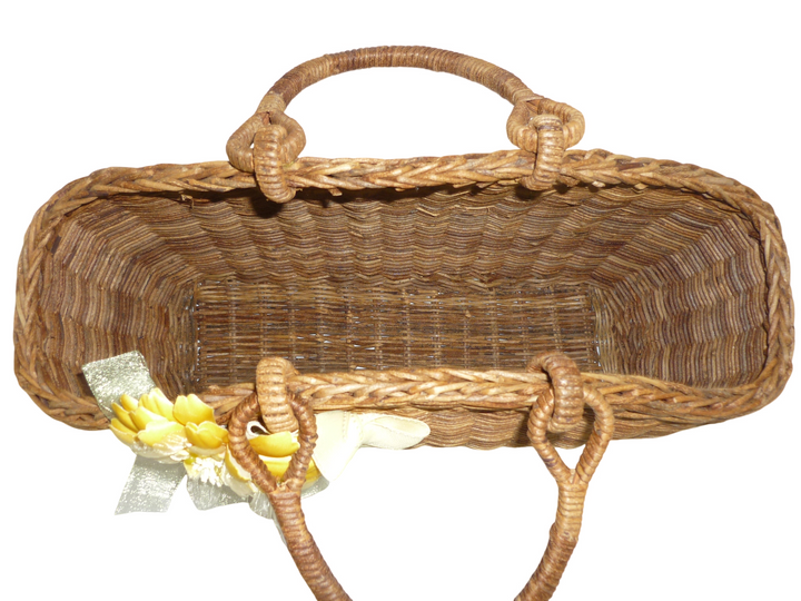 ブランド不明　かごバッグ　バッグ