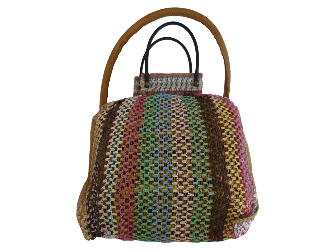 ブランド不明　かごバッグ　バッグ