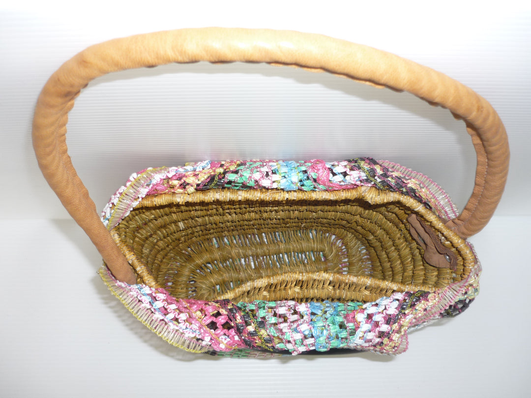 ブランド不明　かごバッグ　バッグ