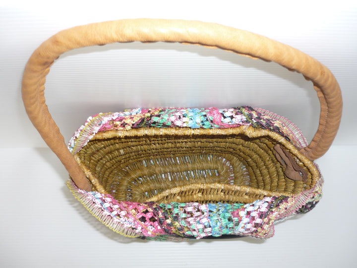 ブランド不明　かごバッグ　バッグ