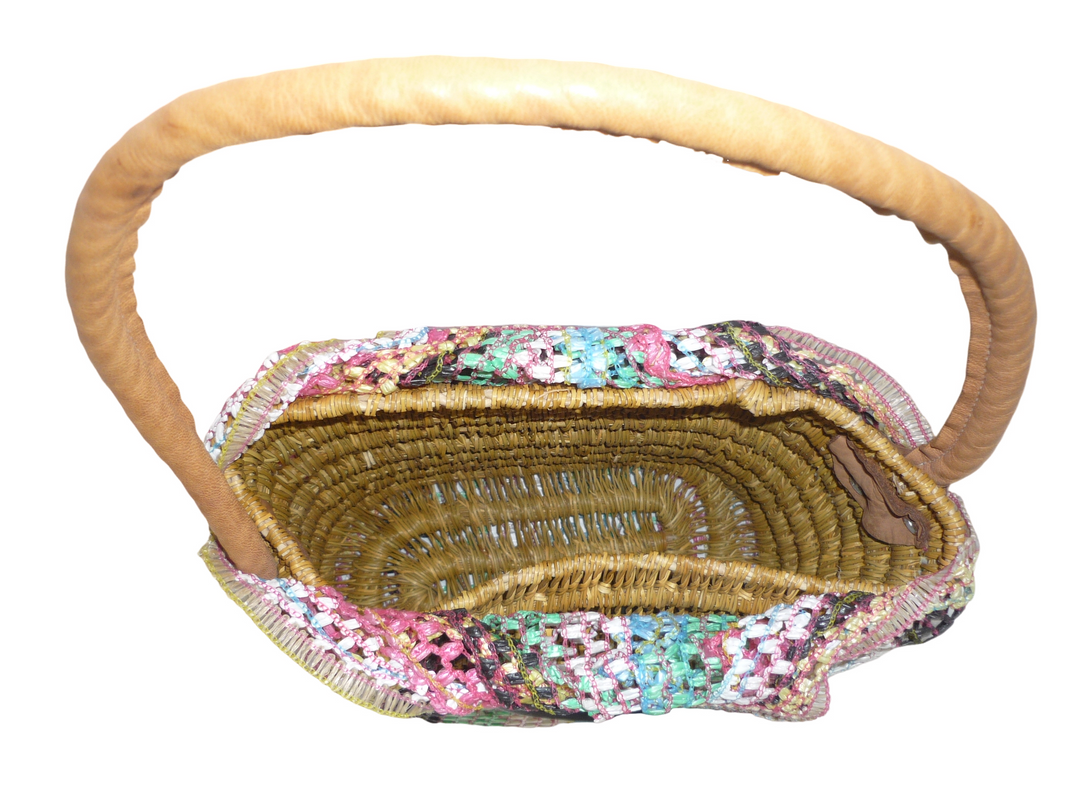 ブランド不明　かごバッグ　バッグ