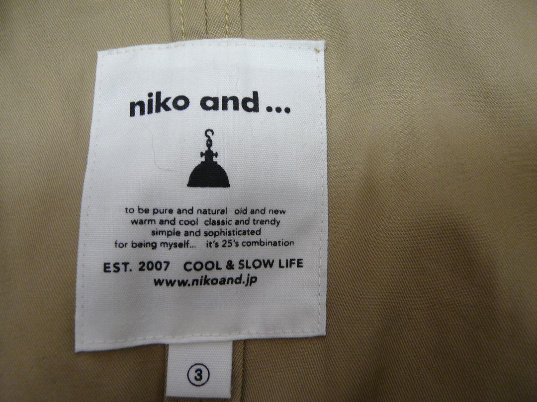 【激安古着】 nico and　コートロング丈　アウター