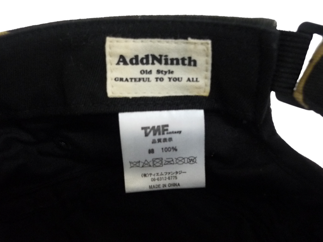 【小物/雑貨】　AddNinth　キャップ　帽子