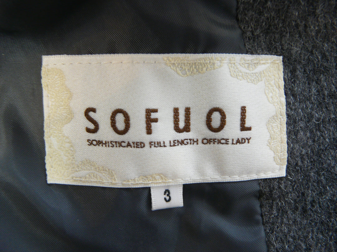 【激安古着】 SOFUOL　コートロング丈　アウター