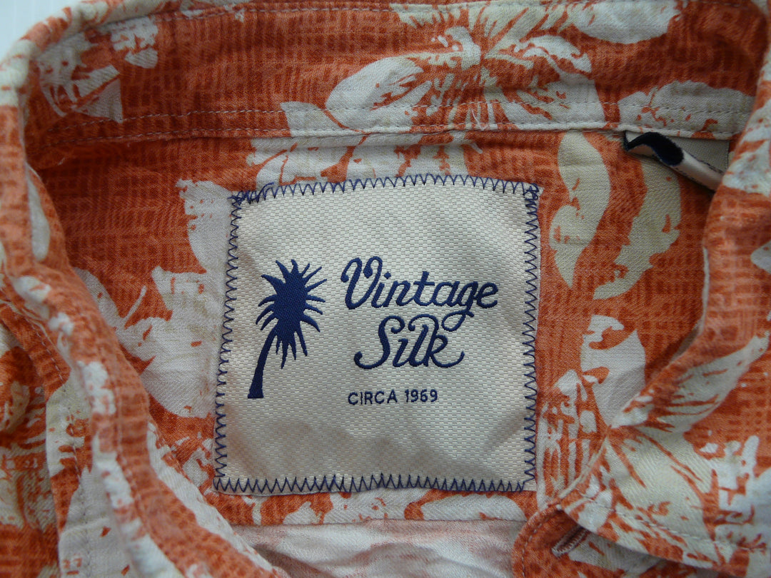 【激安古着】 Vintage Silk　半袖シャツ　トップス