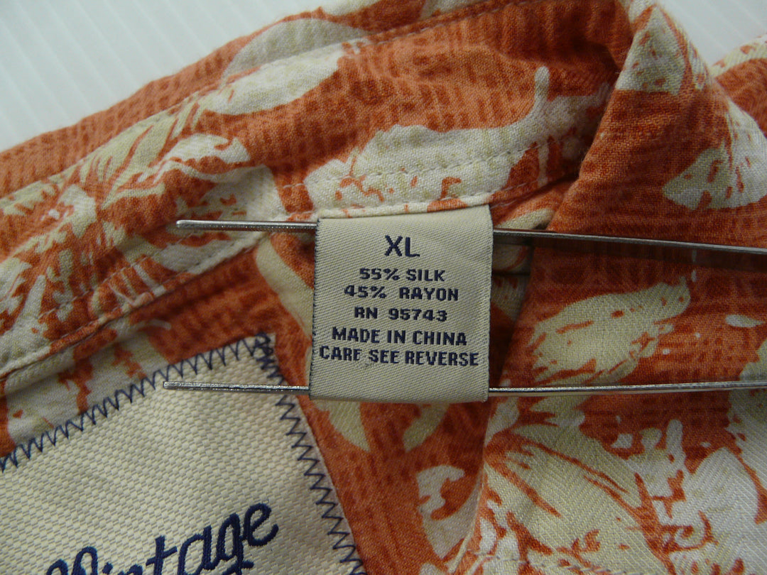 【激安古着】 Vintage Silk　半袖シャツ　トップス