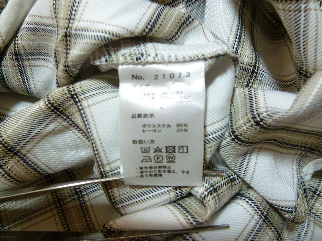 【激安古着】　ブランド名不明　シャツワンピース　ワンピース or ドレス