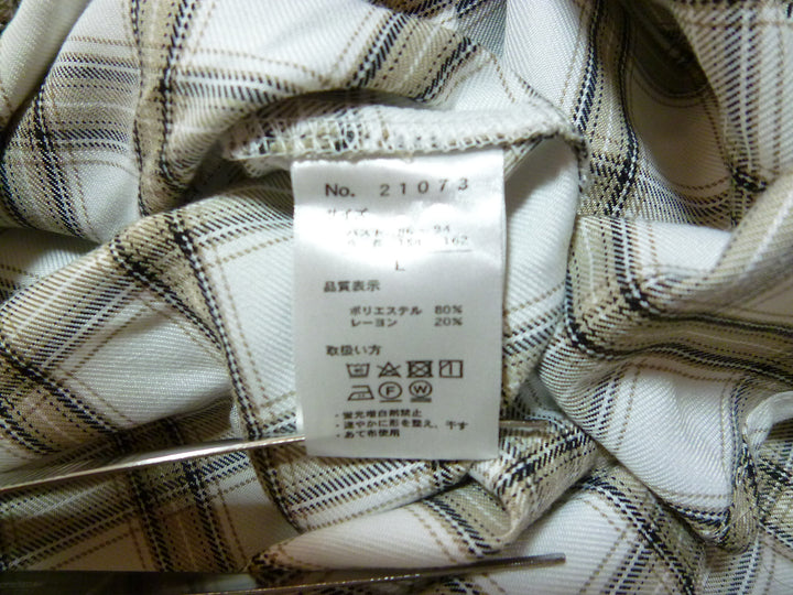 【激安古着】　ブランド名不明　シャツワンピース　ワンピース or ドレス