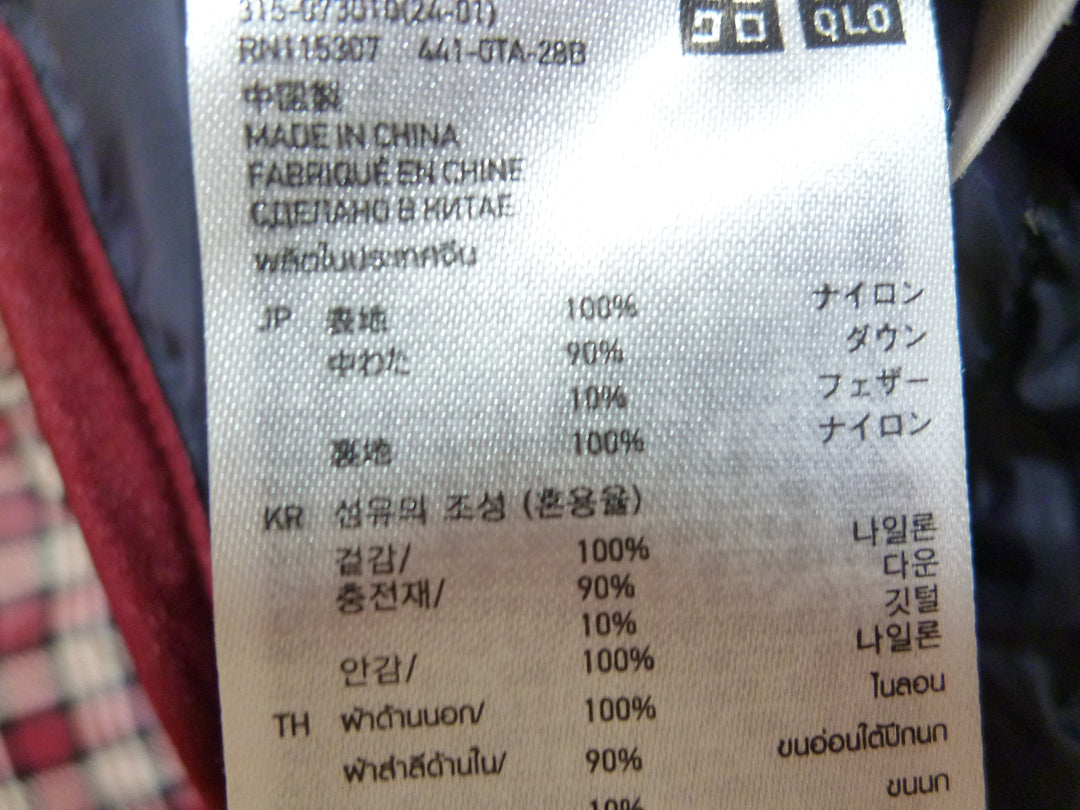 【激安古着】　UNIQLO ユニクロ　ダウン,中綿ジャケット/コート　アウター
