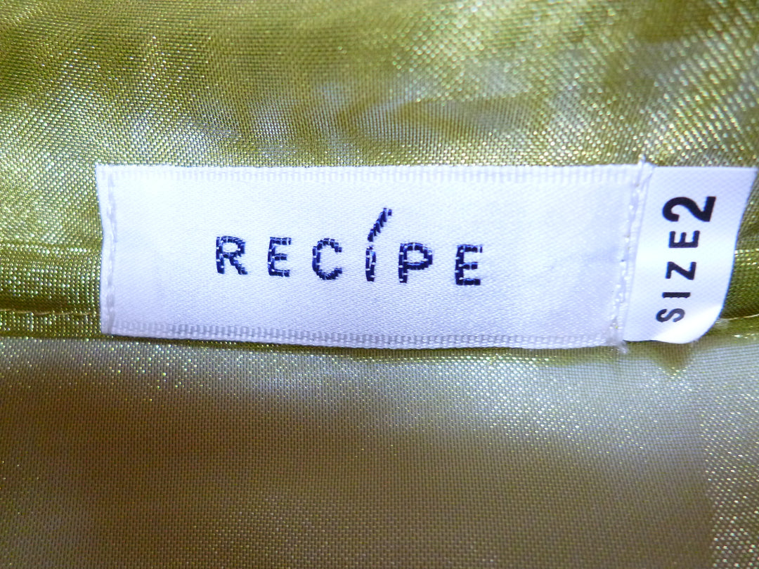【激安古着】　RECIPE　半袖シャツ　トップス