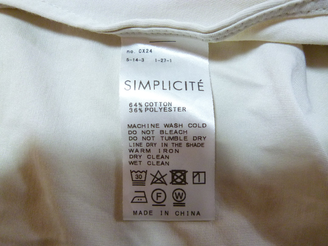 【激安古着】　SIMPLICITE　ノースリーブ　トップス