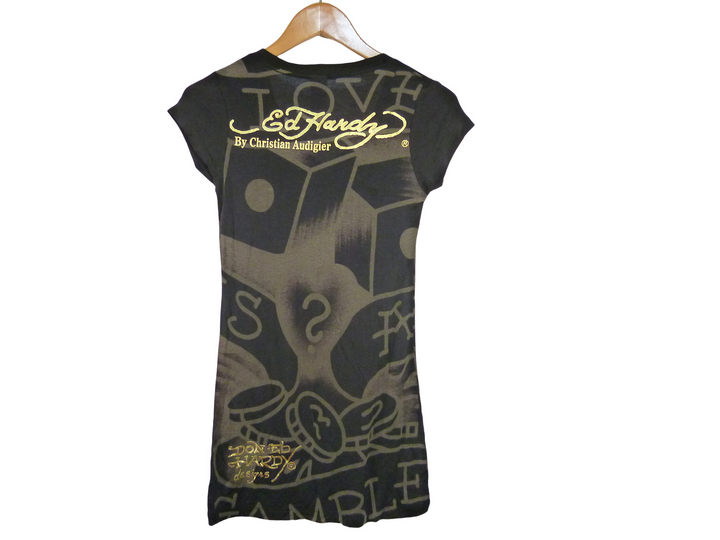 【激安古着】　DON ED HARDY　チュニック　ワンピース or ドレス