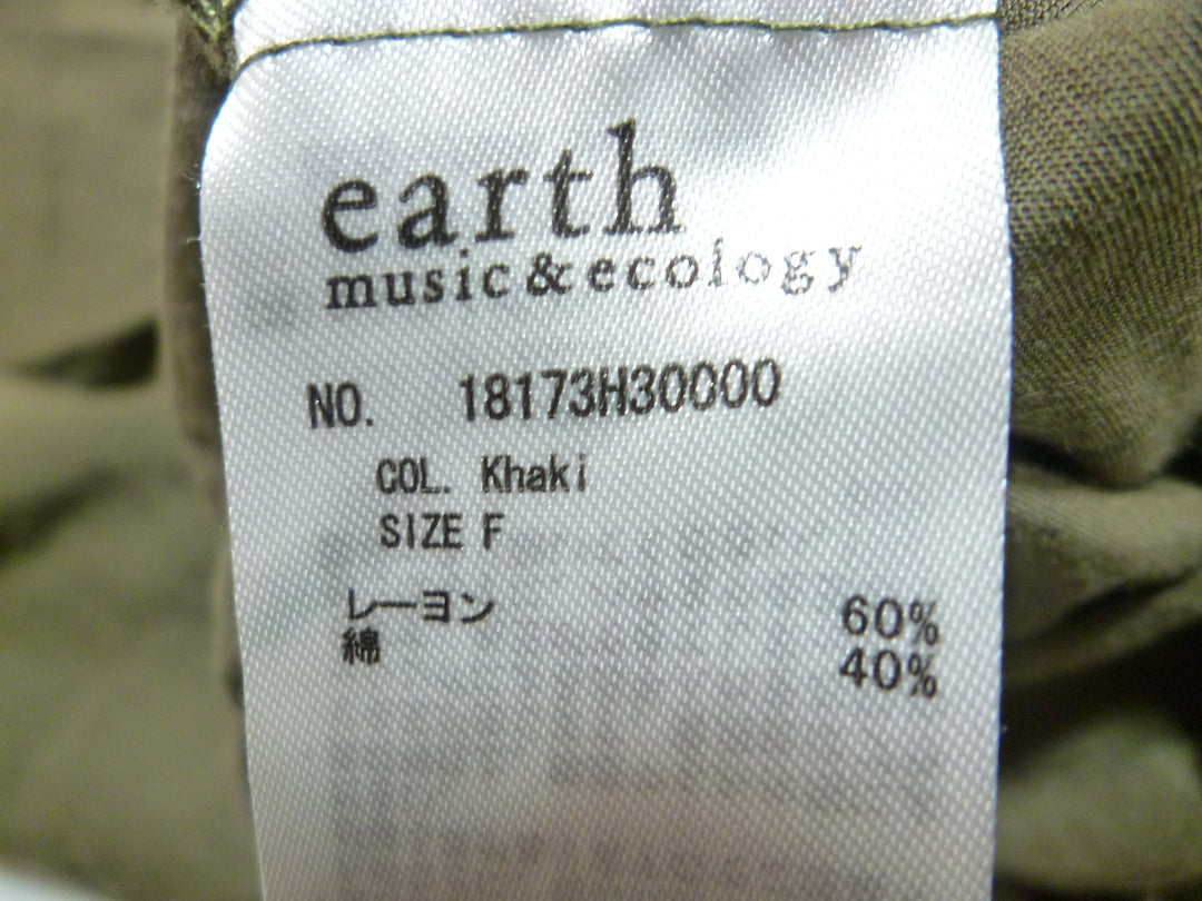 【激安古着】 earth music & ecology　シャツワンピース　ワンピース or ドレス