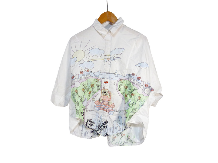 【激安古着】　COLZA　半袖シャツ　トップス