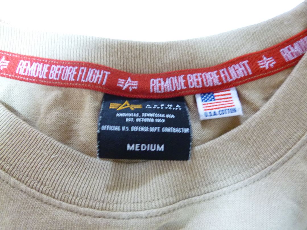 【激安古着】　ALPHA INDUSTRIES　ノースリーブ　トップス