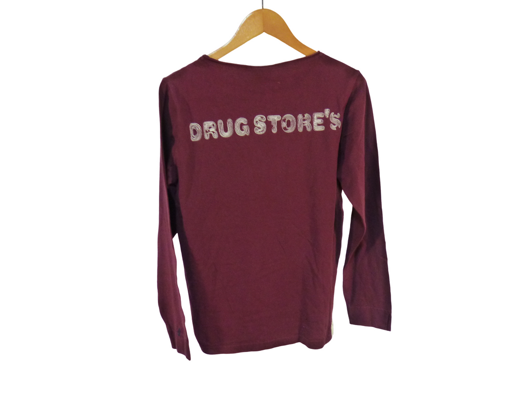 【激安古着】 DRUG STORE'S　長袖Tシャツ　トップス