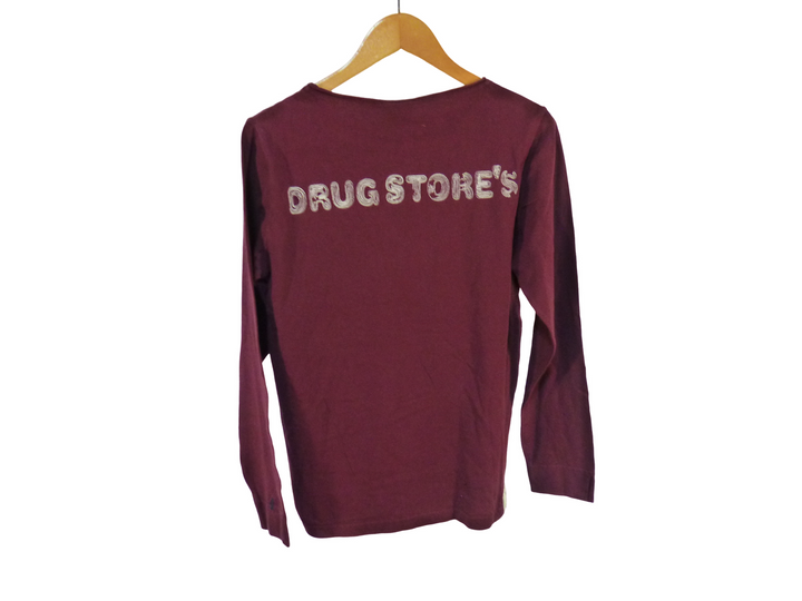 【激安古着】 DRUG STORE'S　長袖Tシャツ　トップス