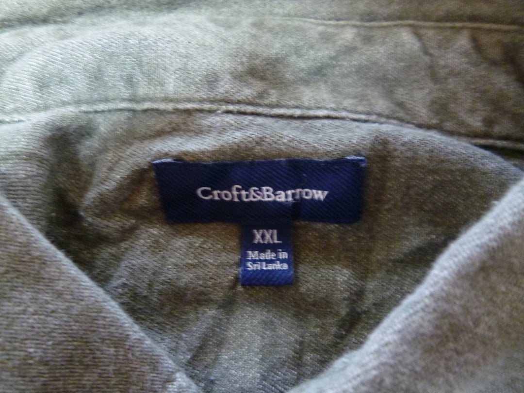 【激安古着】  Croft＆Barrow　長袖シャツ　トップス