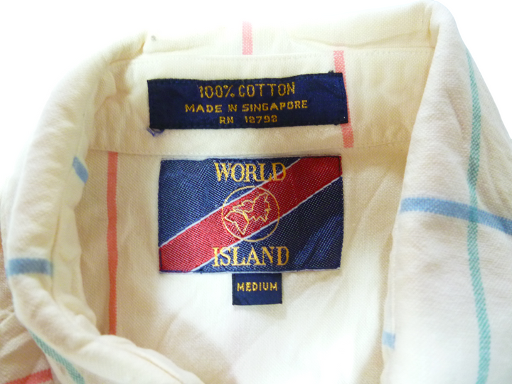 【激安古着】  WORLD ISLAND　長袖シャツ　トップス