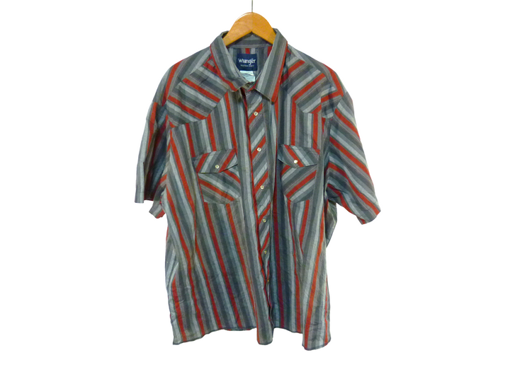 【激安古着】  Wrangler　半袖シャツ　トップス