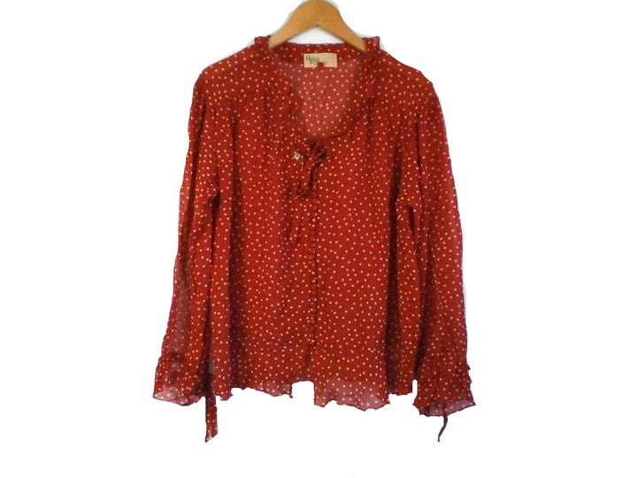 【激安古着】 Haricot Rouge　長袖シャツ　トップス