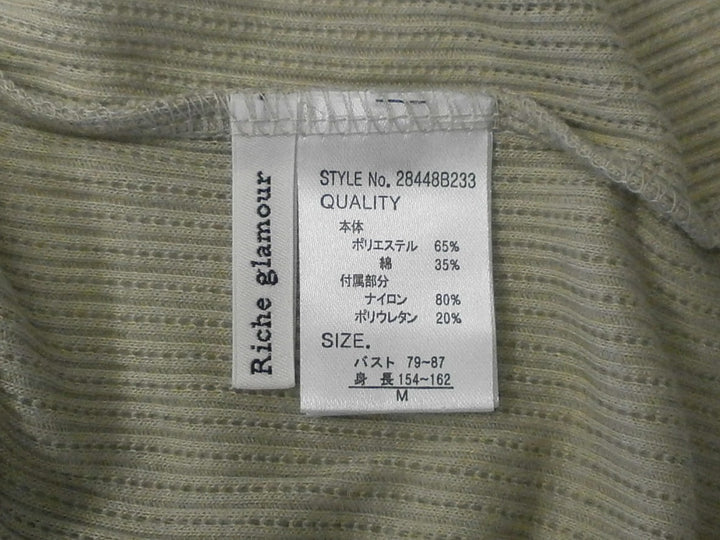 【激安古着】 Riche glamour　ノースリーブ　トップス