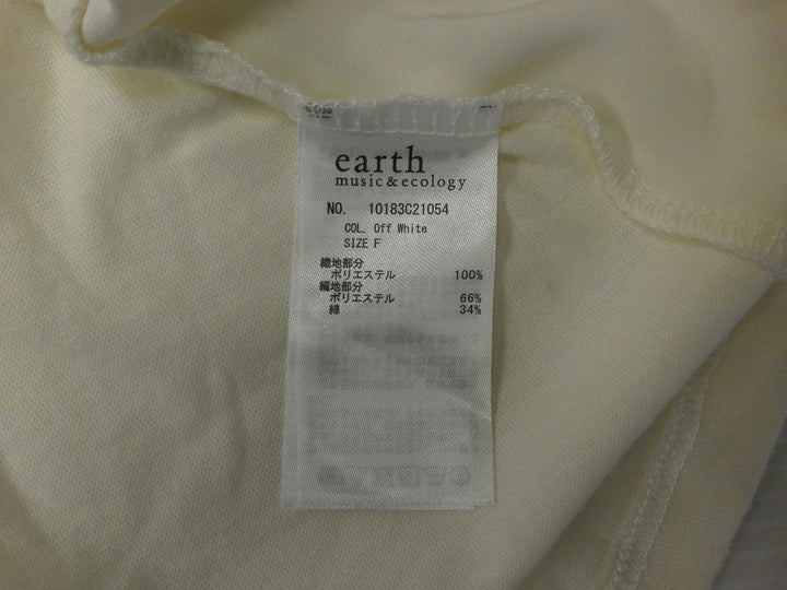 【激安古着】 earth music&ecology　半袖Tシャツ　トップス