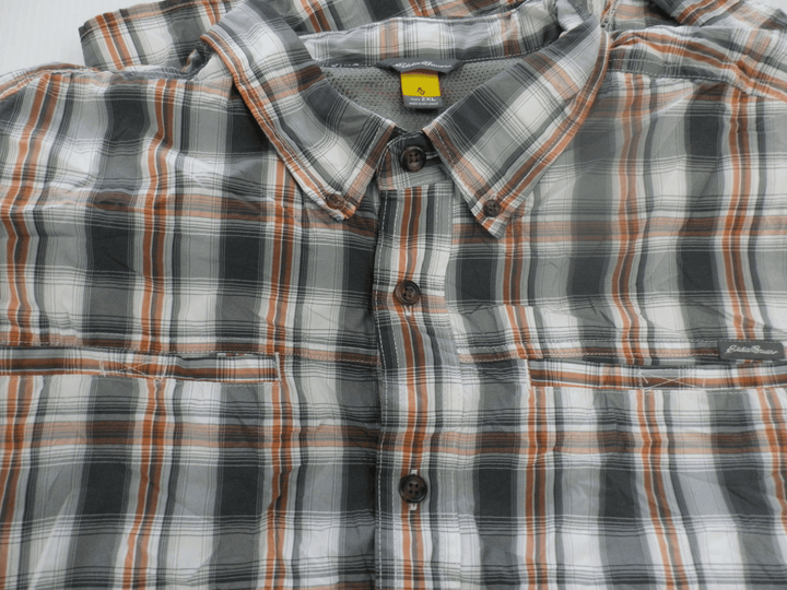 【激安古着】 Eddie Bauer　エディーバウアー　半袖シャツ　トップス